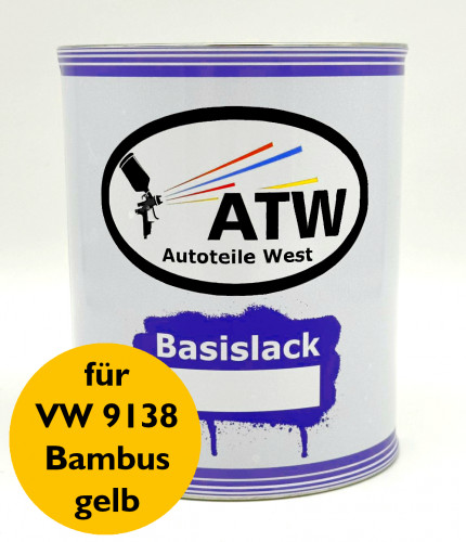 Autolack für VW 9138 Bambusgelb